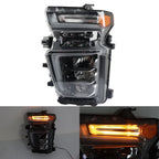 LED Driver Left Side Headlight for Chevy Silverado 2500HD 3500HD (2020–2023)