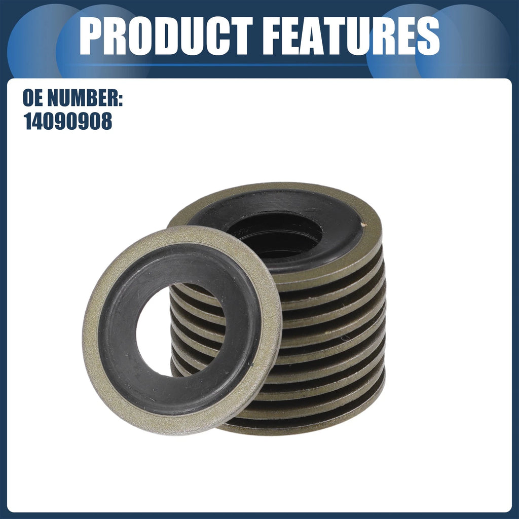 25pcs Oil Drain Plug Gaskets 12mm for Buick Cadillac (No. 14090908)