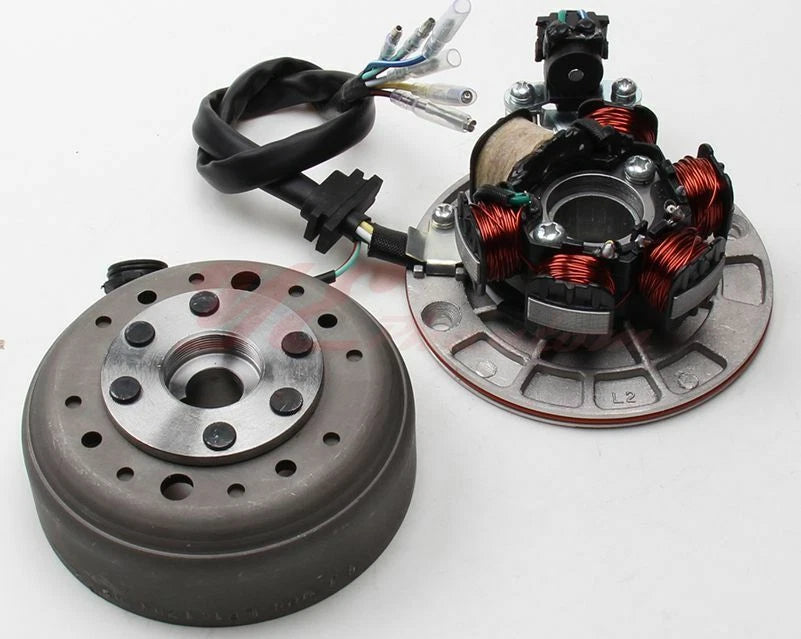 Magneto Stator + Flywheel Set for Lifan YX 140cc (Kick Start)