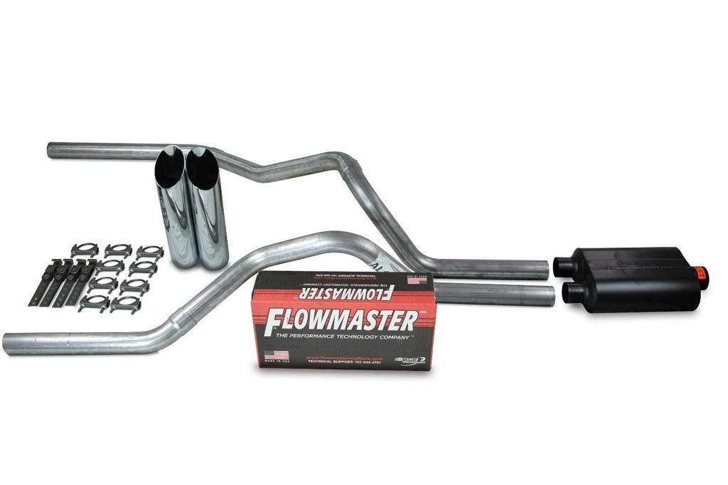 Dual Exhaust Kit for Ford F150 (2021–2025) 2.5" Flowmaster Super 40