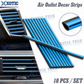 Blue Interior Air Vent Outlet Strip Cover for Universal (Universal)