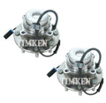 Set of 2 Front Timken Wheel Bearing and Hub Assemblies for Chevy GMC (RWD)