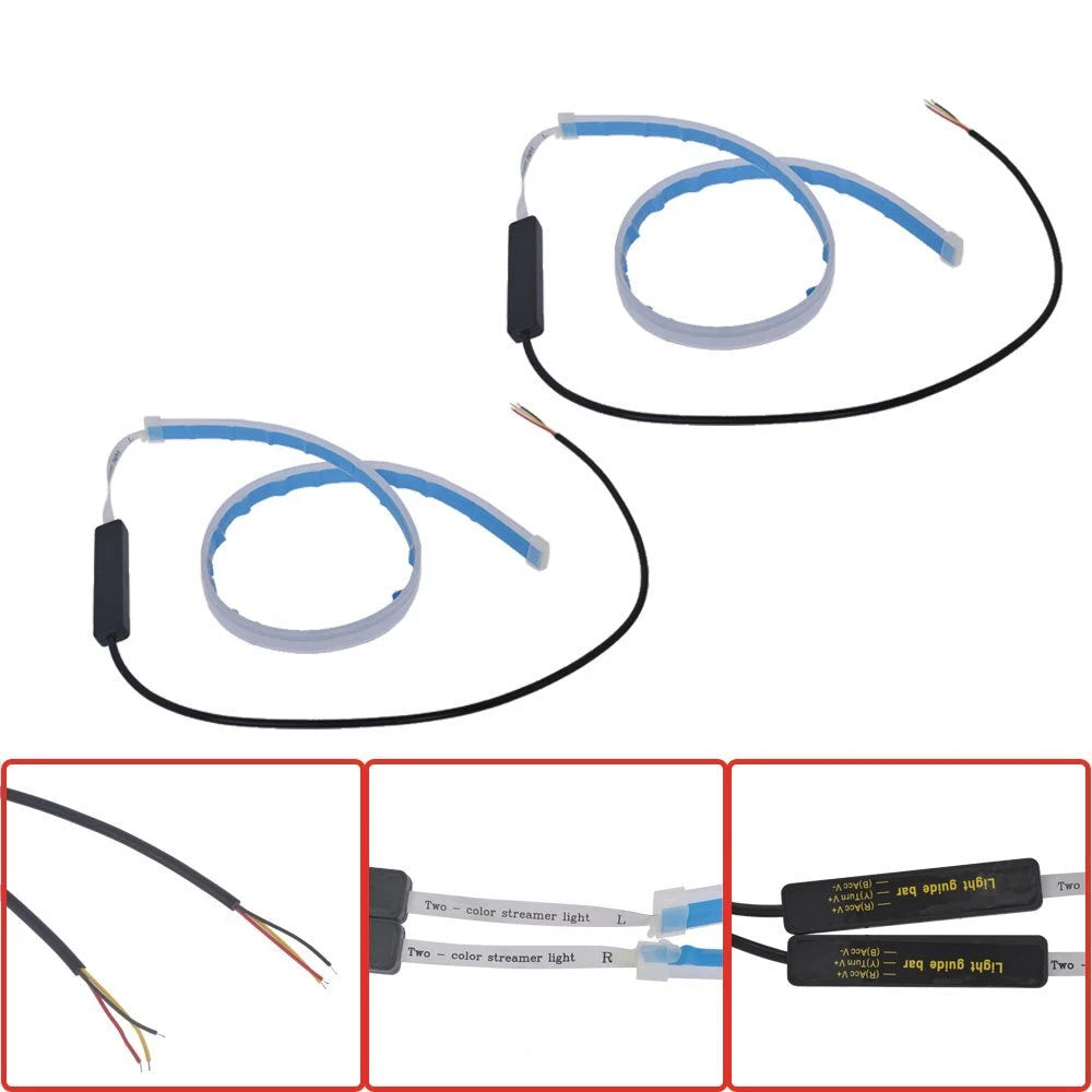 2X LED Strip Lamp for Car Daytime Running Light (Universal)
