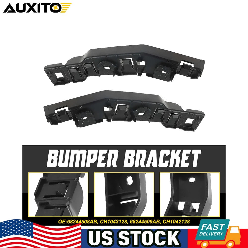 2Pcs Bumper Retainer Brackets for Jeep Compass (2014–2017)