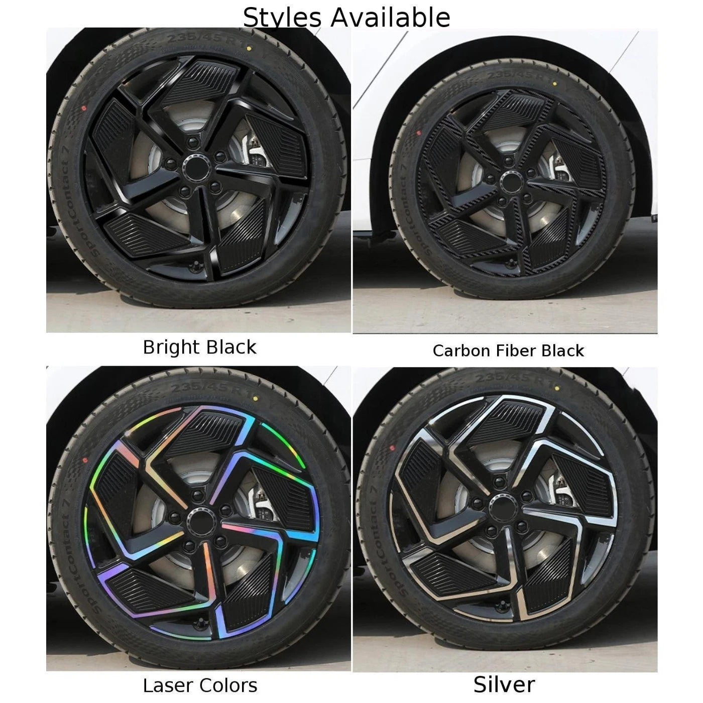 Set of 4 Hub Stickers for BYD Seal EV (2023)