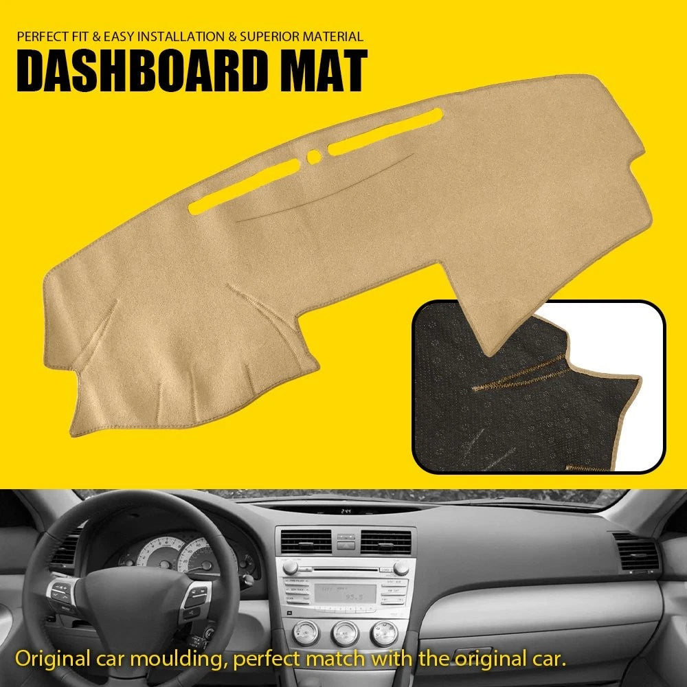 Dashboard Cover Dash Mat Pad Beige for Toyota Camry (2007–2011) EPY