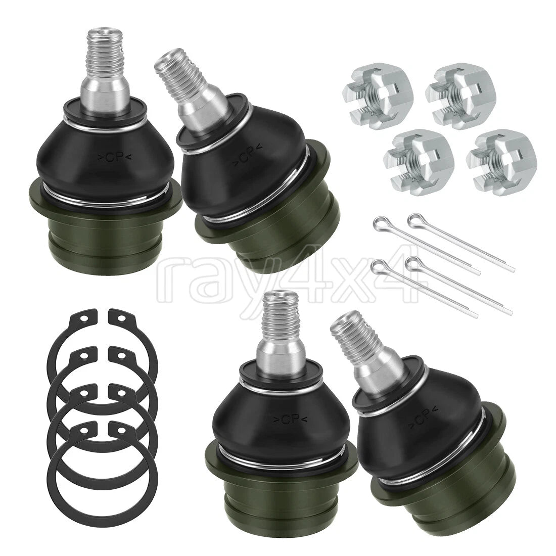 4 Ball Joint Kit for Suzuki LT-A700X King Quad 700 (2005–2007) Upper Lower