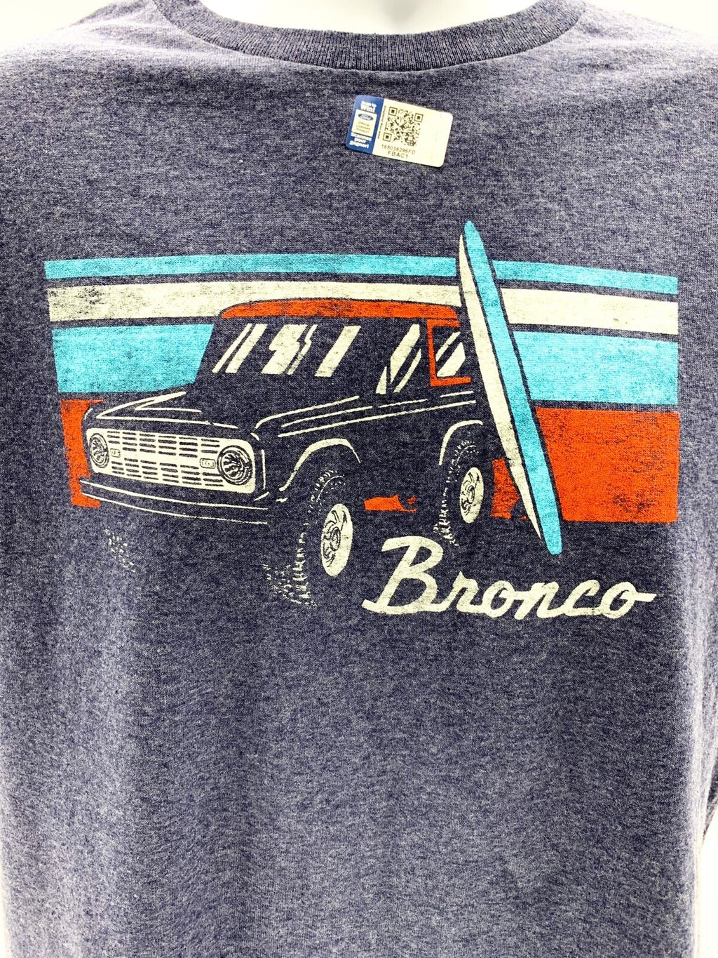 Heather Blue T-Shirt Replacement for Ford Bronco Surfboard Scene (2021–2024)