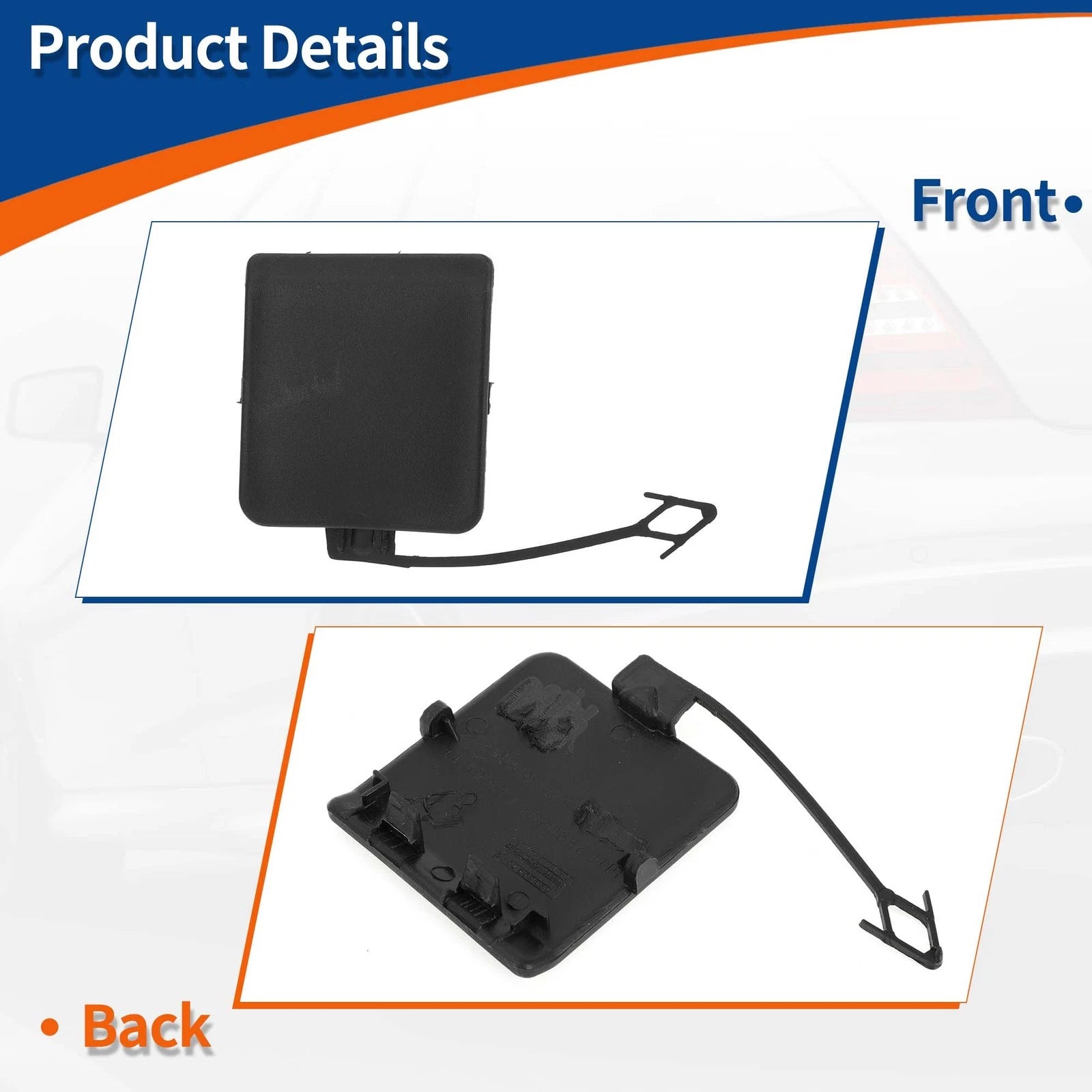 Tow Hook Cap for BMW X1 E84 (2009–2012) No. 51112990204 Unpainted