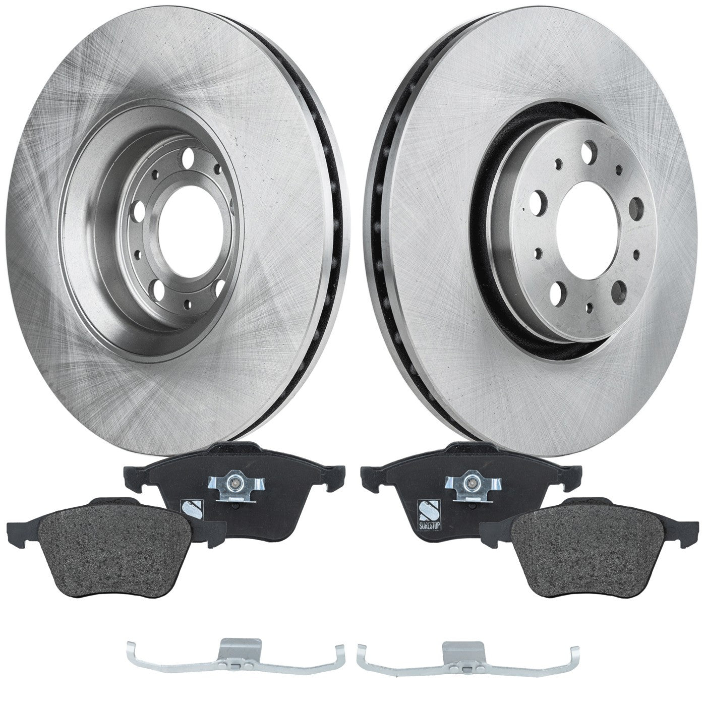 Disc Brake & Pad Kit for Volvo XC90 (2003–2014) Front Semi-Metallic