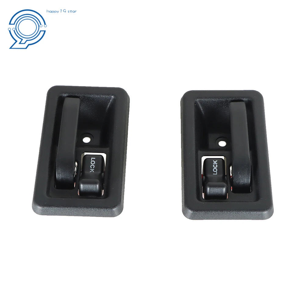 Set of 2 Black Door Handles for Jeep Wrangler YJ TJ (1987–2004)