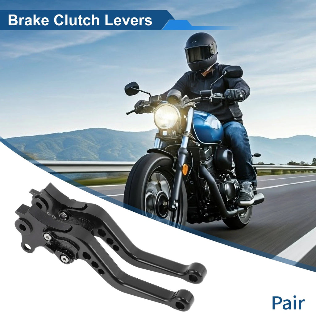 Adjustable Short Brake Clutch Levers for BMW R Nine T (2014–2016) - Black