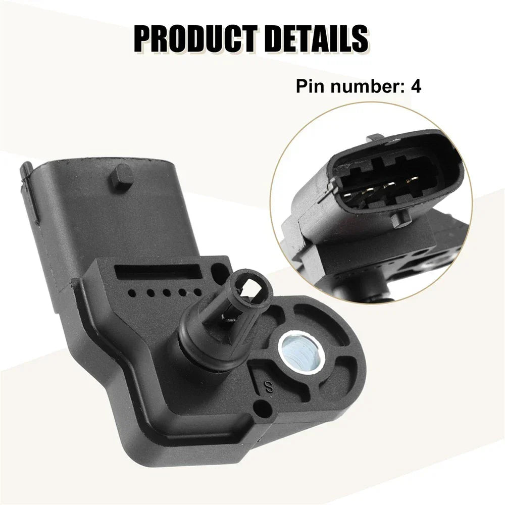 Boost Pressure Sensor for Fiat, Opel, Saab, Jeep, Honda, Ford, Suzuki, Nissan