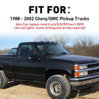 Set of 2 Cab Marker Roof Lights for GMC/Chevy C3500 (1999–2006)