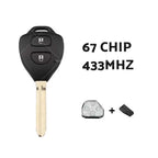 Complete Remote Car Key for Toyota Hilux/Yaris (2005–2009) 4D-67
