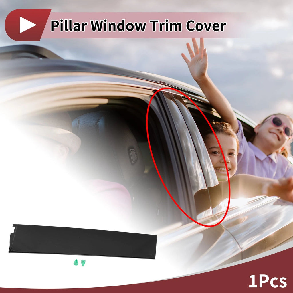 Right B Pillar Door Window Trim for Chevy Tahoe (2015–2018) No. 926242 Black