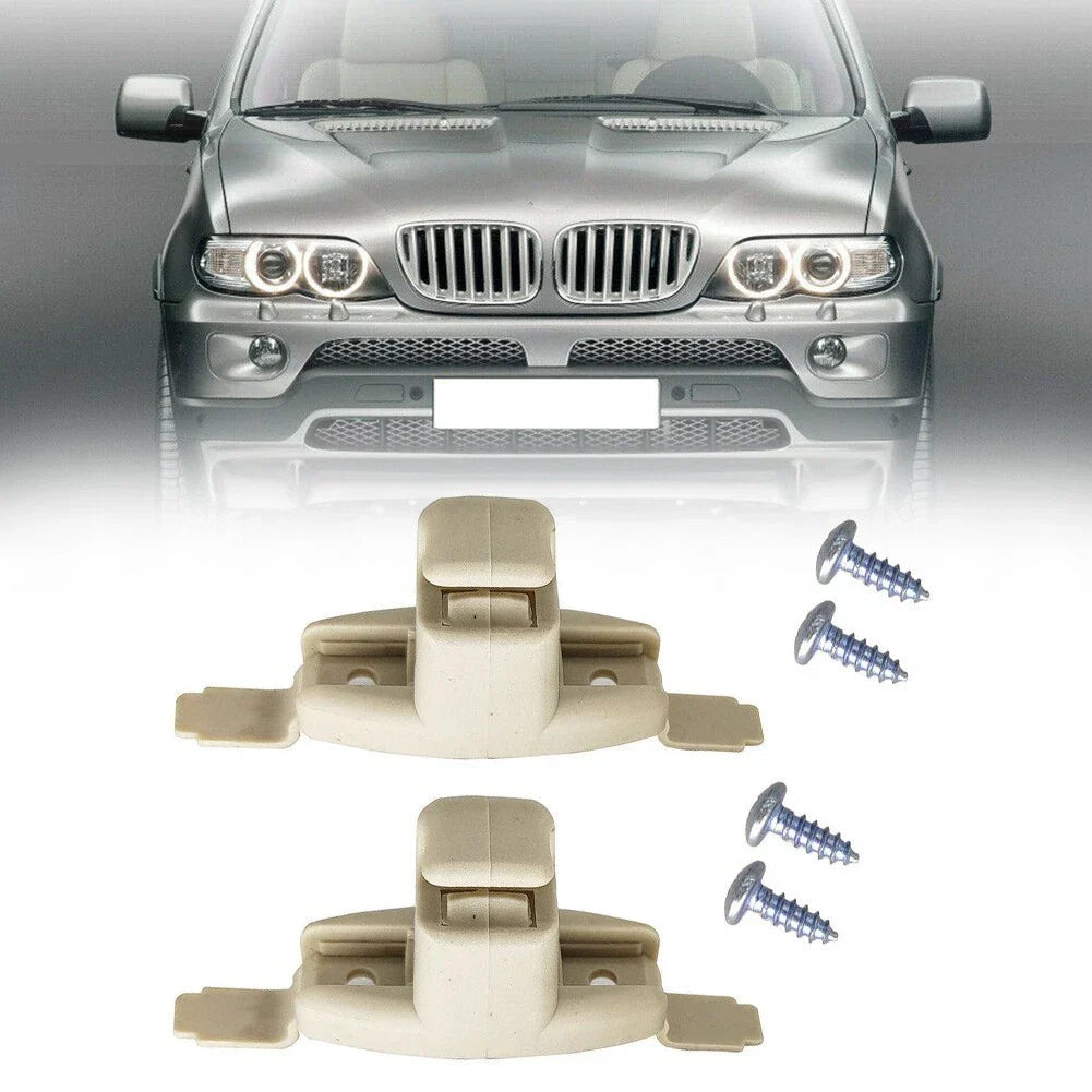 2 x Bracket Holder Sun Visor Clips Visor Splint for ABS&Metal (1999���2006)