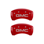 Set of 4 Caliper Covers Red Front for 2017-2020 GMC Acadia by MGP