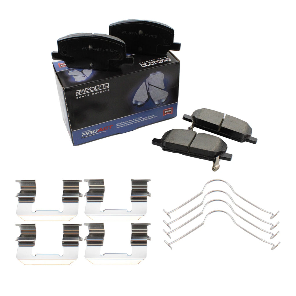 Akebono ProACT Front Ceramic Disc Brake Pads for Buick Encore, Chevrolet Trax (2013–2021)