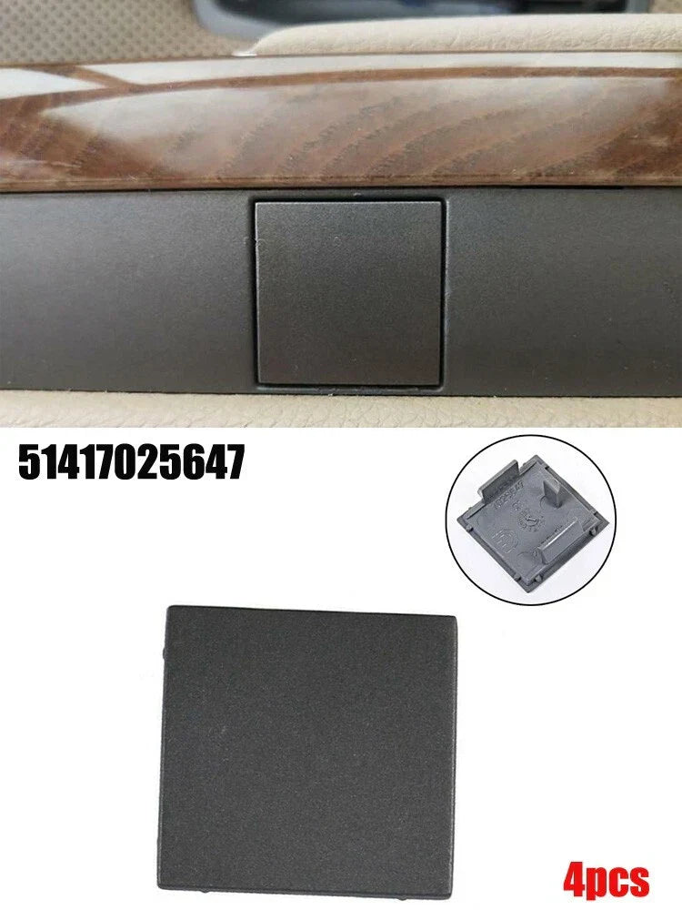 4x Door Panel Cover Grey for 7 Series E65 E66 745i (2002���2008)