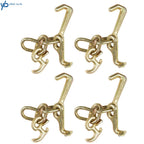 Set of 4 Cluster Hooks for Wrecker Tow Truck Trailer