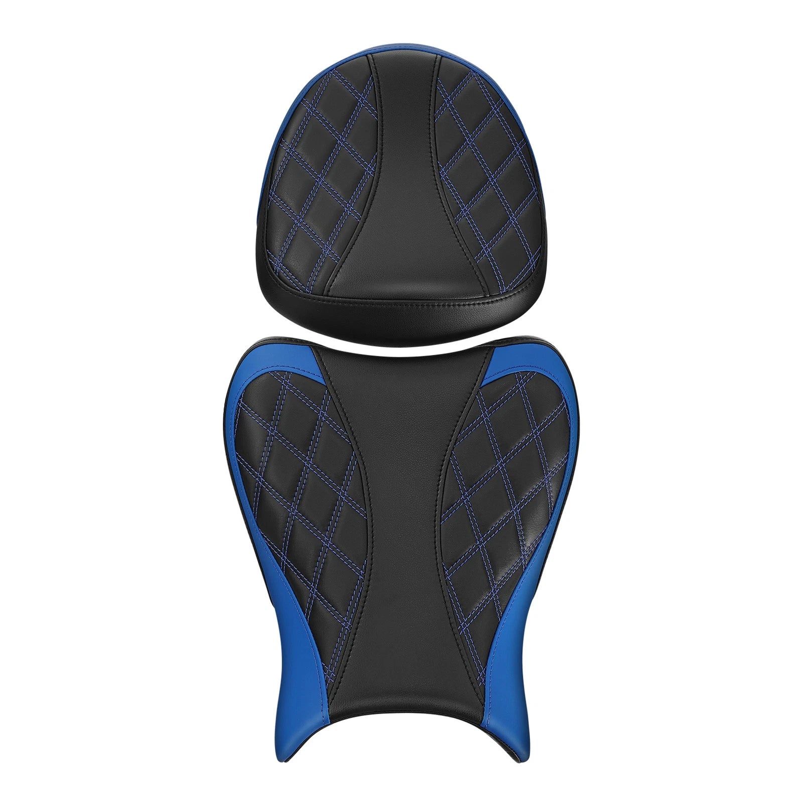 Driver & Passenger Seats for Suzuki Hayabusa GSX1300R (2008–2020) Black Blue