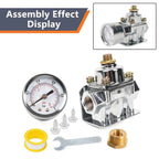 Holley 12-803 Carburetor Fuel Pressure Regulator Gauge for