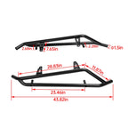 2X Heavy-Duty Nerf Bars Rock Sliders for CFMOTO ZFORCE 950/1000 (2020–2023)