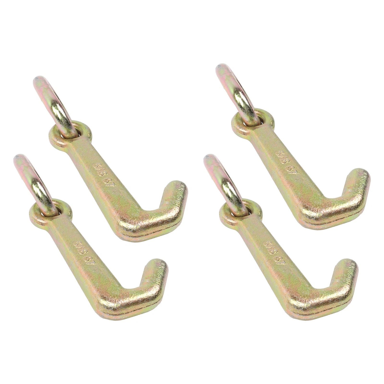 Set of 4 G70 Mini J Hooks 5/16" 5400 lbs Working Load Limit