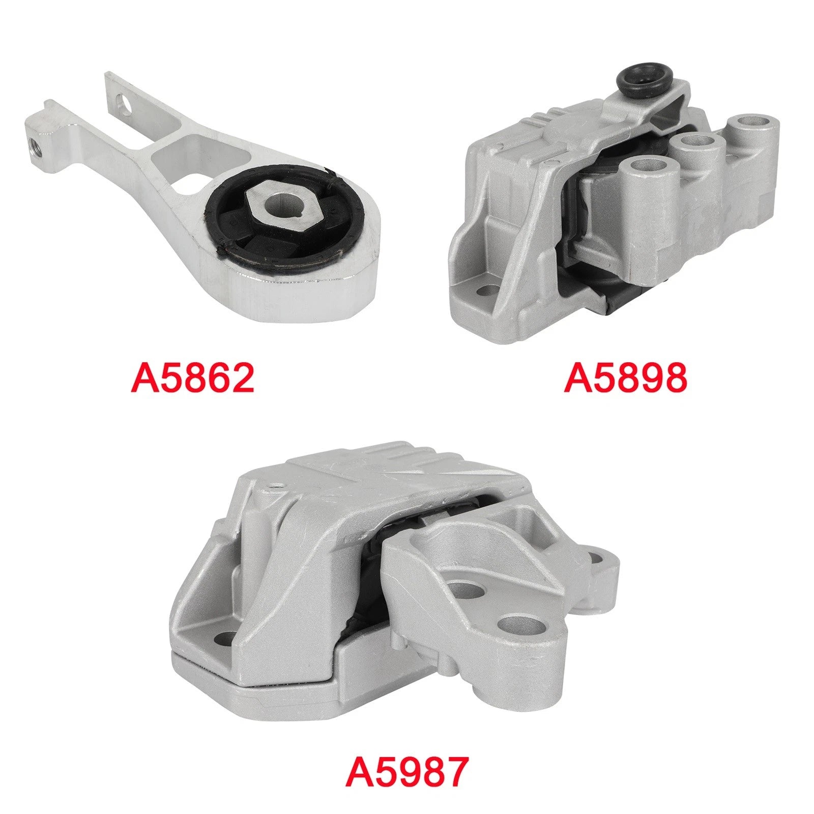 3X Engine Motor Transmission Mount for Jeep Compass (2017–2021) ED6