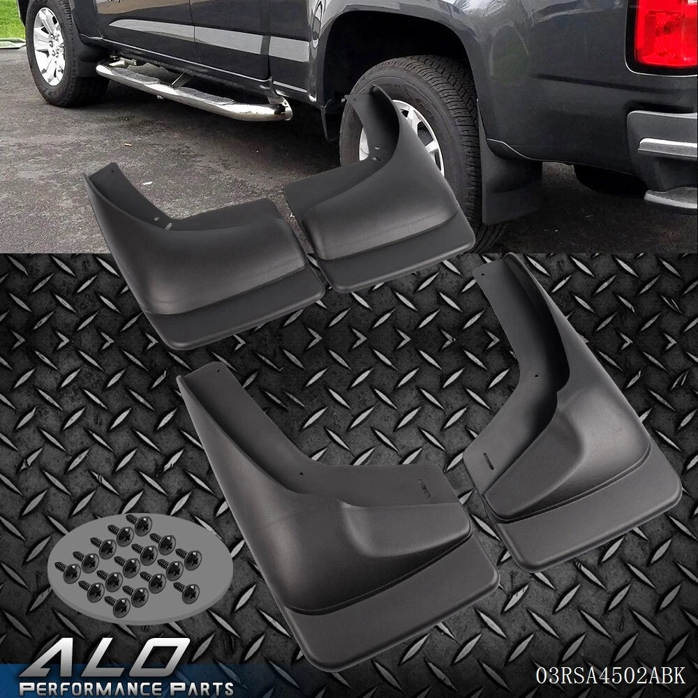 Set of 4 Splash Guards Mud Flaps for Chevy Silverado Sierra (1999–2007)