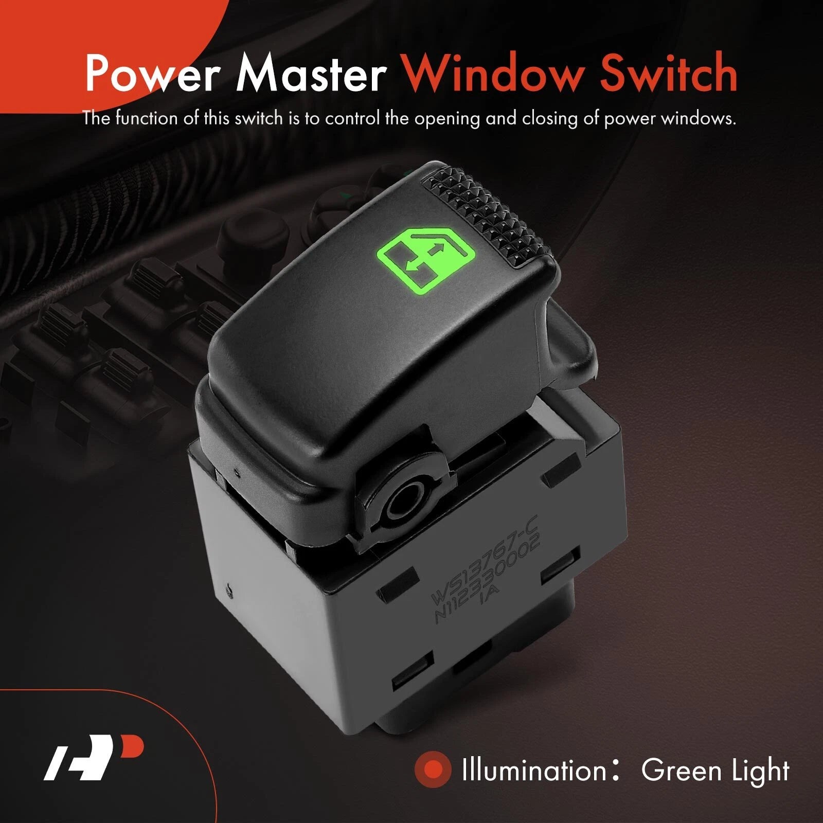 Rear Left Power Window Switch for Kia Sorento (2004-2005, 2007)