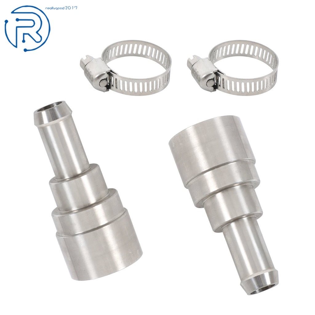 2X Heater Core Coolant Hose Connectors for Chevrolet Silverado Tahoe (1998–2014)