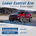 6pc Front Lower Control Arms Tie Rod Ends Kit for Equinox Terrain (2010–2017)