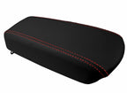 Console Lid Pull Over Cover for Ford Focus (2008–2011) Black Red Stitch