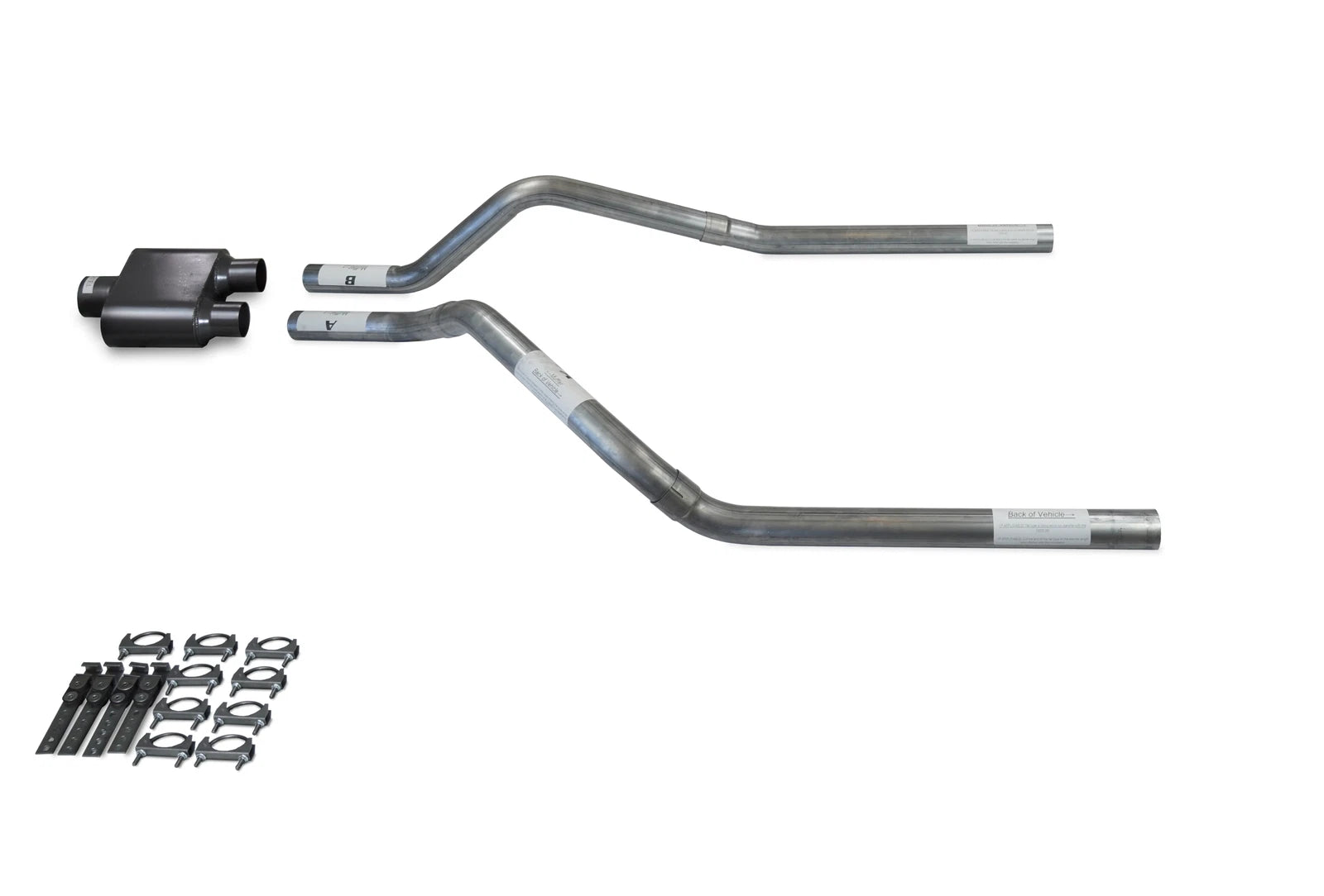 2.5" Dual Exhaust Kit with 1 Chamber Muffler for GMC Jimmy (1992–1994)