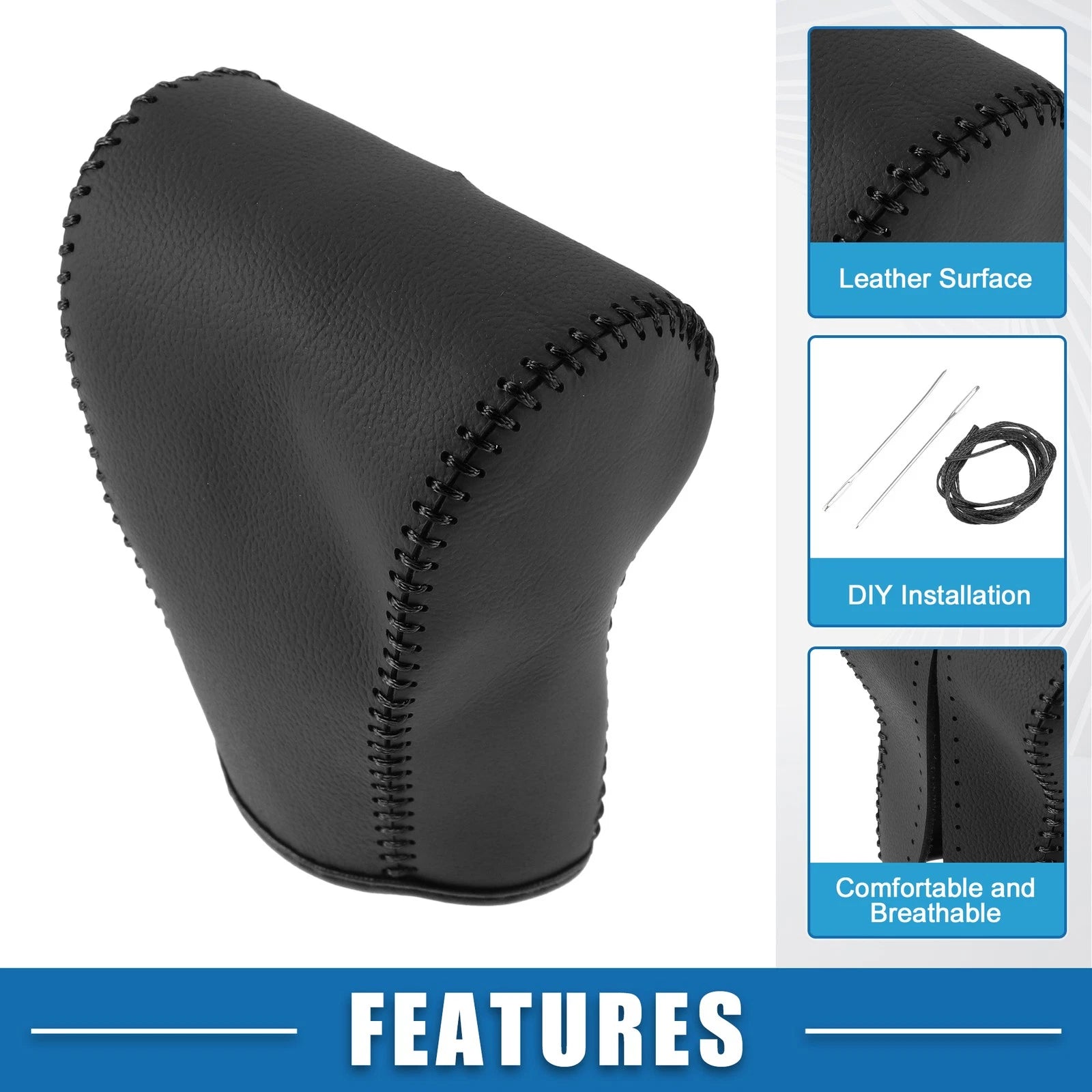 Gear Shifting Knob Cover for Hyundai Tucson (2006–2013) Black Trim