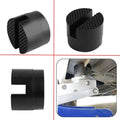 Rubber Slotted Rail Adapter Floor Jack Protector Pad for Universal