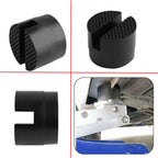 Rubber Slotted Rail Adapter Floor Jack Protector Pad for Universal