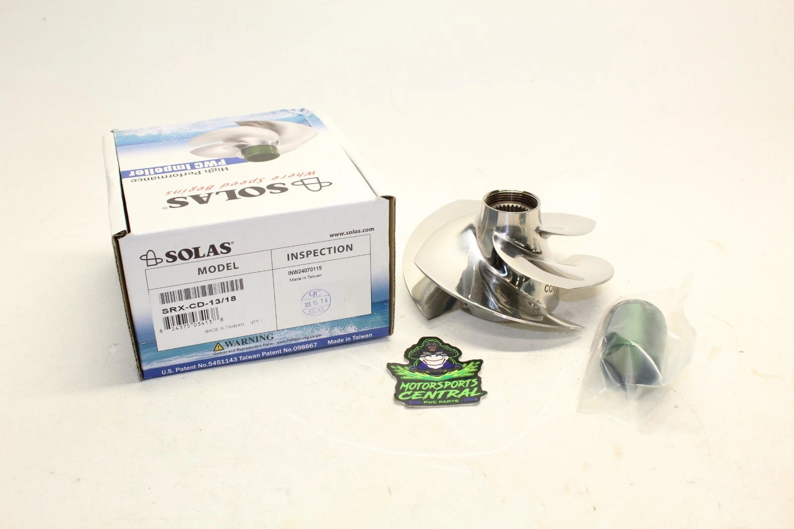 Solas 159mm Impeller for Sea-Doo RXT GTX Wake Pro 215 230 (2008–2023)