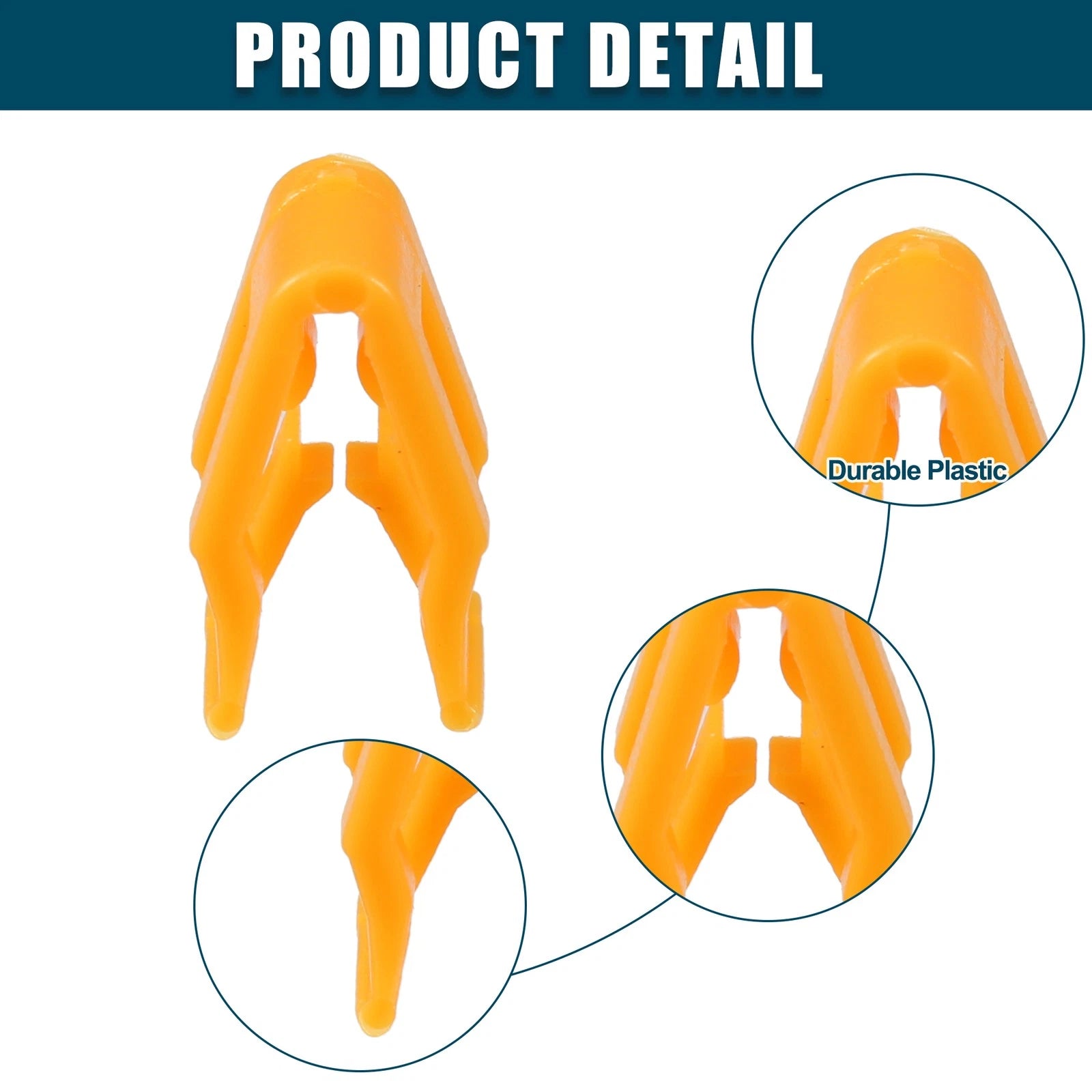 Pack of 50 Center Console Dash Panel Clip Retainers for Ford