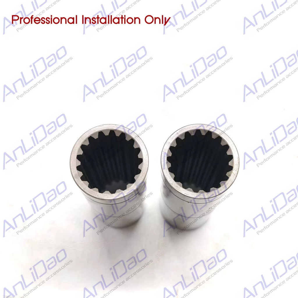 2Pcs Splined Sleeve Coupler for Volvo Penta DP SX Drives (3852268, 854553)