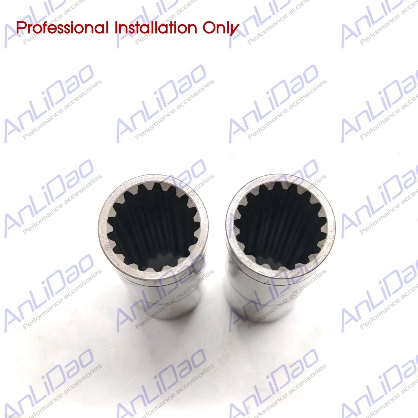 2Pcs Splined Sleeve Coupler for Volvo Penta DP SX Drives (3852268, 854553)