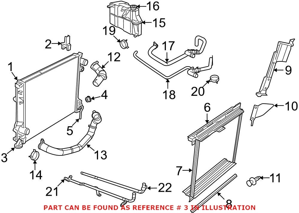 Lower Radiator Insulator for Chrysler 300, Dodge Challenger (OEM)