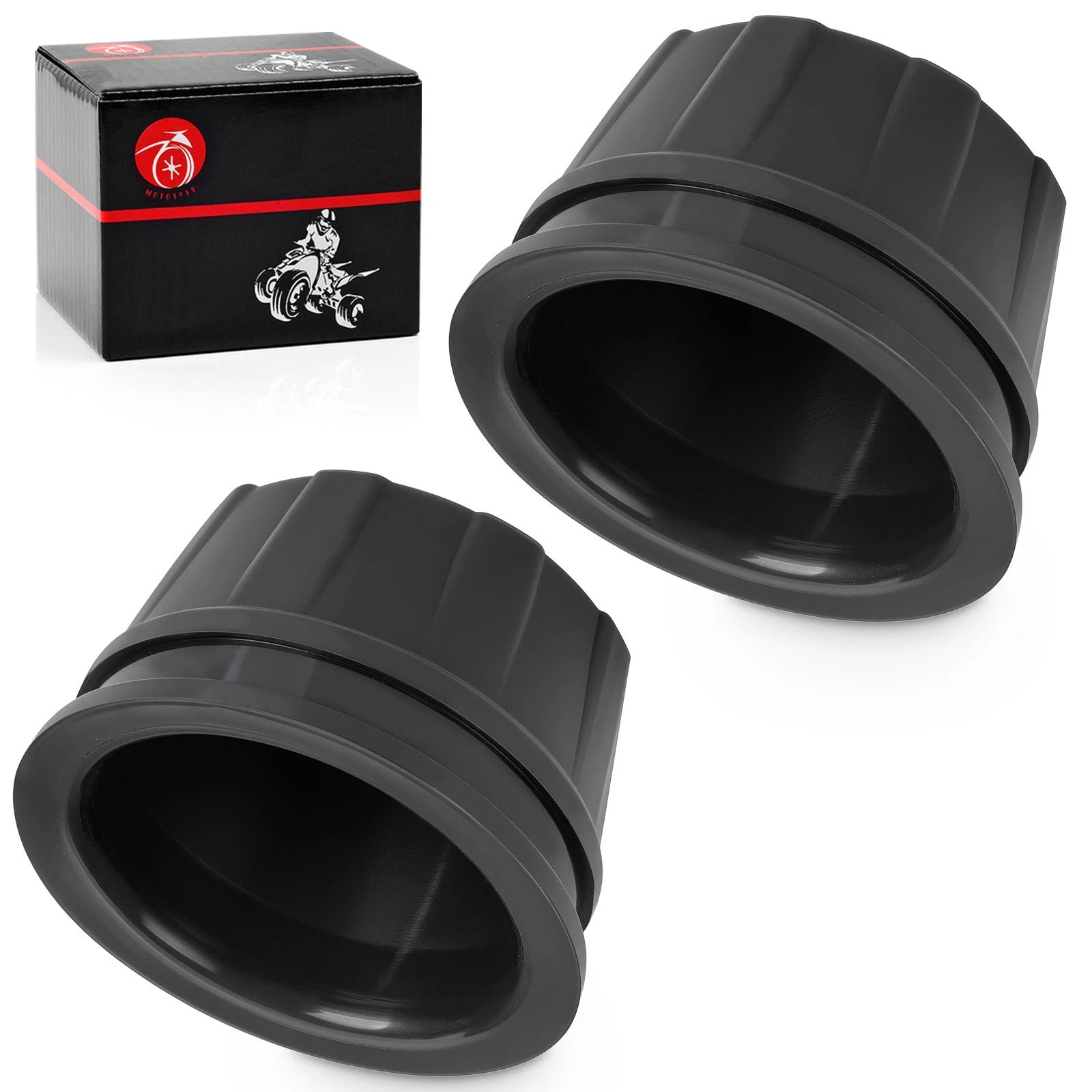 2X Wheel Center Caps for Honda Rincon TRX680FA/TRX680FGA (2006–2023)