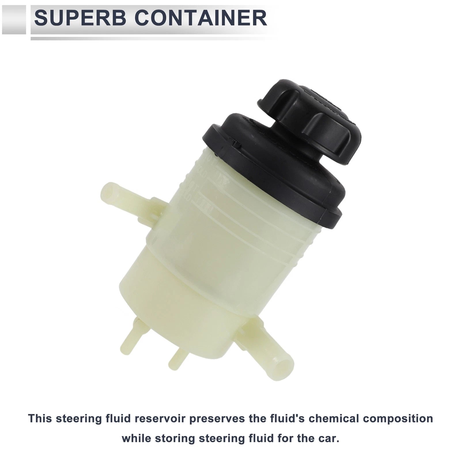 Power Steering Reservoir for Hyundai Santa Fe (2007–2009) 1 Pc Beige