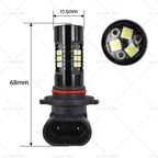 2X 9006 HB4 LED Fog Light Bulbs 6000K White 3030 21 SMD for