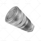 Hydraulic Female Flat Faced Coupler 1/2" Body 3/4" SAE Thread for