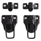 2 Pack Duckbill Latches for Tool Boxes (Sturdy Iron, Hardened Screws)