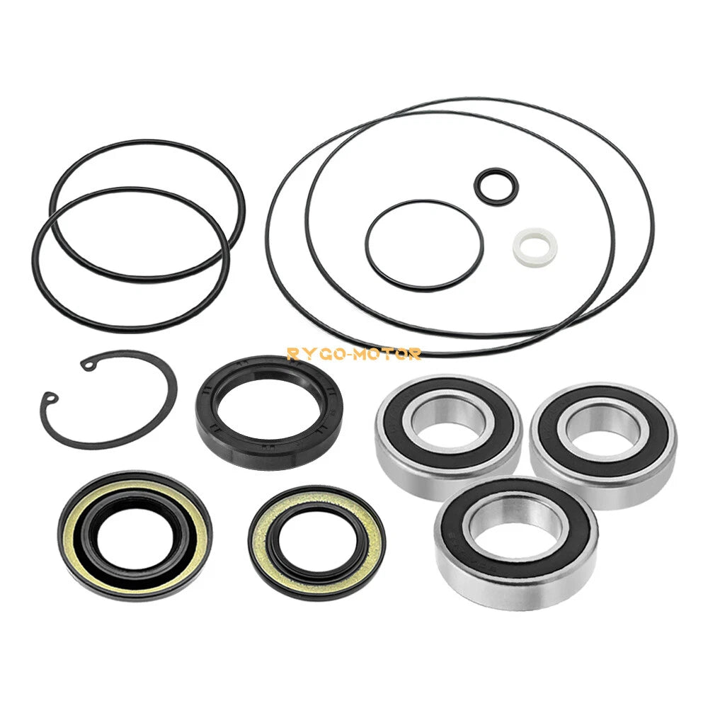 Rear Left Axle Wheel & Brake Drum Bearings Seals Kit for Honda Rancher 350 400 (2000–2006)